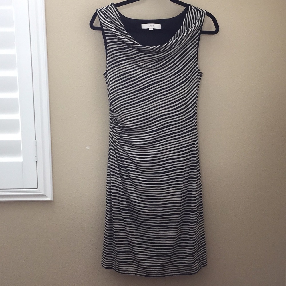 Ann Taylor Loft Stripe Dress